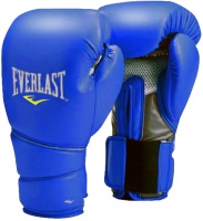 перчатки боксерские тренировочные everlast protex 2, 14 унций, синие