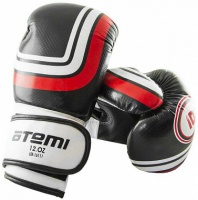 перчатки боксерские atemi ltb-16111, 6 унций s/m, черные
