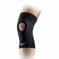 бандаж для колена nike open-patella knee sleeve 2.0 black/white