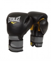 перчатки боксерские тренировочные everlast pro leather strap 12 унций