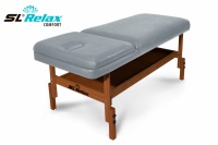 массажный стол relax comfort (серая.кожа)
