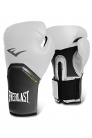 перчатки боксерские тренировочные everlast pro style elite 10 унций, белые